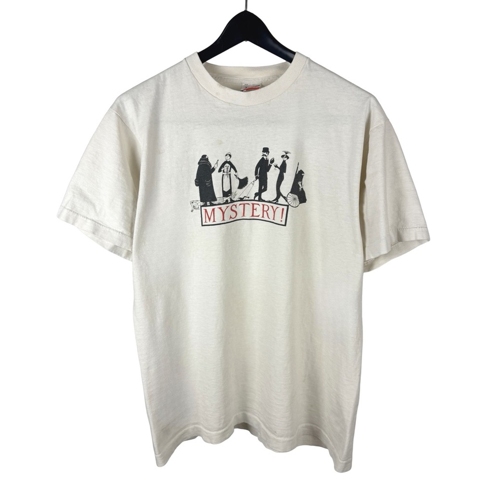 Vintage 90s RARE Edward Gorey Mystery! PBS TV Show Promo Shirt Size L